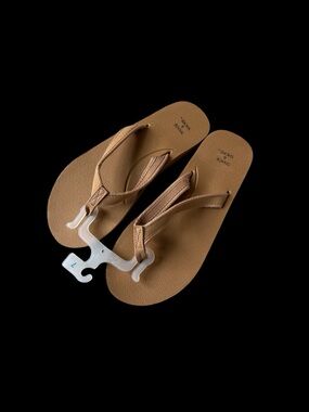 Tan Flip Flop Sandals